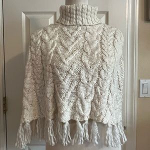 INC Knitted Turtleneck Poncho